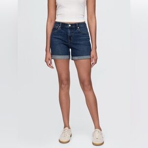 GAP Woman’s Blue Denim Jean Shorts - Classic Mid Rise